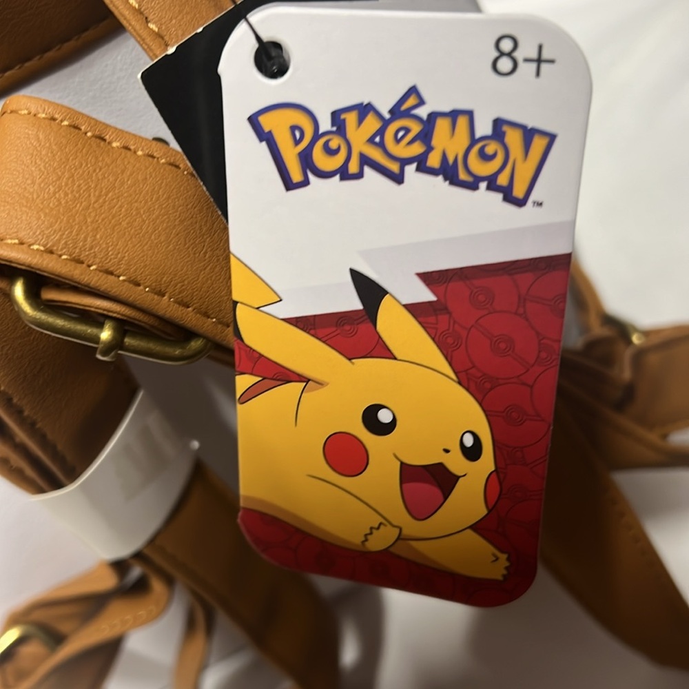 Loungefly Pokémon Eevee Spring Flowers Backpack & matching card wallet NWT - Picture 6 of 8